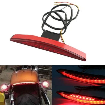 Motocykel Zadný Blatník Tip LED Brzdové zadné Svetlo na Čítanie Pre Breakout FXSB 2013 -2019 Zadný Blatník Tip Svetlo Červená Objektív