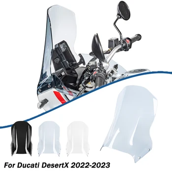 Pre Ducati DesertX 2022-2023 Čelné Sklo Čelné Sklo Veterný Štítok Obrazovke Clonu Púšti X Kapotáže Chránič Motocyklové Príslušenstvo