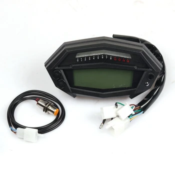 Pre Kawasaki Z1000 Tachometra Hodinu Meter počítadlo kilometrov LCD Digitálny Rýchlomer Gear Indikátor Motocykel 7Colors Tachometra