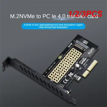 1/2/3KS RYRA NVME Adaptér M. 2 NVME SSD Do PCIe 4.0 Karty Adaptéra Pcie Video Kariet Pre PC Zvukovej Karty Pci Express M2 High-speed