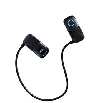 1 KS Kostné Vedenie Bluetooth Bezdrôtové Slúchadlá Športové Potápanie Slúchadlá Čierna