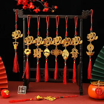 1 Ks Najlepší Čínsky Nový Rok Dekorácie Bonsai Prívesky, Ozdoby Plastové Zverokruhu Dragon Stromu Visí Bonsai Dekor