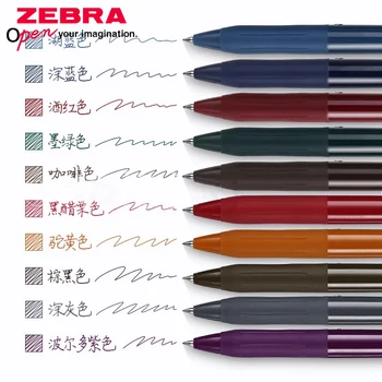 10 Farieb ZEBRA SARASA Gélové Pero JJ15 Retro Farba 0,5 mm Limited Edition Rýchle Sušenie Písanie Hladké Podpis Perá, Písacie potreby