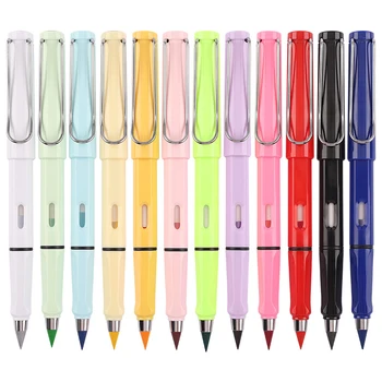 10PCS Macaron Farba Plastové Ceruzky Pre Umenie, Náčrt, Maľovanie Neobmedzený Písanie Ceruzky Magic Vymazateľné Náplne Školské potreby