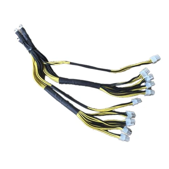 1200W 1600W Výstup Drôtu 10 Nových Pin PCIE Právomoci Konektor Pre Bitmain Antminer APW7 + APW3 PSU L3 D3
