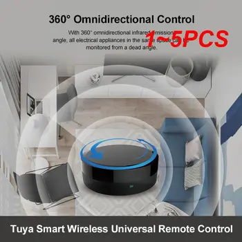 1~5 KS Inteligentný Senzor Black Infračervené Diaľkové Ovládanie Mobilného Telefónu Pripojiť Tuya Diaľkové ovládanie Wifi Smart Obývacej Domova
