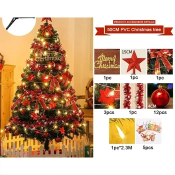 2.4 m 2.1 m 1,8 m 1,5 m Šifrovanie Zelený PVC Veľký Vianočný Stromček, Vianočné Dekorácie 2024 Nový Rok Doma Strany Scény, Dekorácie