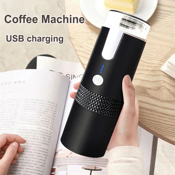2023 Nové Prenosné kávovar USB Nabíjateľné Elektrické Kávové Kapsule Semi-Automatické Brúsenie kávovar kanvice