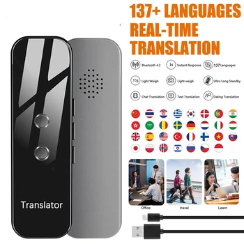 2023 Nový Prekladateľ Prenosné 137 Jazykov Smart Okamžité Hlas Text APLIKÁCII Fotografovať Translaty Jazykového Vzdelávania, Cestovného ruchu,