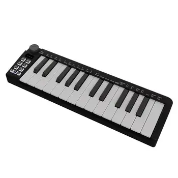 25 Kľúč USB MIDI Keyboard Controller Mini Prenosné Radiča Klávesnice Smart Akord Rozsahu Režimy Arpeggiator pre Hudbu