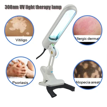 311nm Uv Svetlo Terapia Lampa pre Úzke Pásmo uv-b Pre vlasovú Pokožku Psoriáza Vitiligo Pacientov Pomocou Veľkého Priestoru Ožiareniu