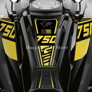 3D Živice Motocykel Tank Pad Ochrana puzdro pre BMW Motorrad F750GS F850GS 2020-2022