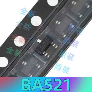 50 kusov，Pôvodné originálne BAS21 obrazovke vytlačené JST, JSW SOT-23 prepínanie dióda