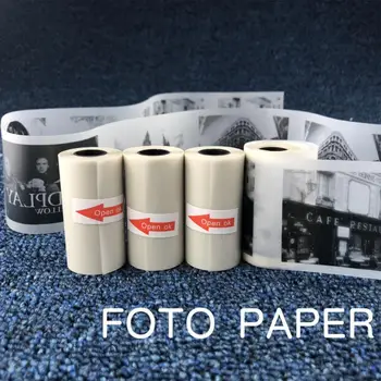57x30mm Semi-Transparentné Tepelné Tlač Rolka Papiera pre Paperang Foto Tlačiareň Termálne Štítky, Nálepky, Papier, Tlač Dodávky
