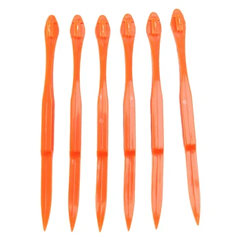 6PCS Jednoduché Orange Škrabka v Žiarivo Oranžovej Farby, Kuchynský Nástroj
