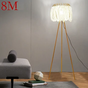 8M Nordic Pierko Poschodí Lampa Moderného Umenia Rodiny Iiving Izba Spálňa Tvorivosti LED Dekoratívne Stáleho Svetla