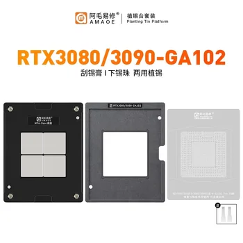 Amao LPDDR3 Reball Auta Vzorkovníka GPU RTX2080Ti-TU102 Grafický Čip RTX3080/3090-GA102 M1 Max/Pro CPU Pre Macbook iPad, Flash