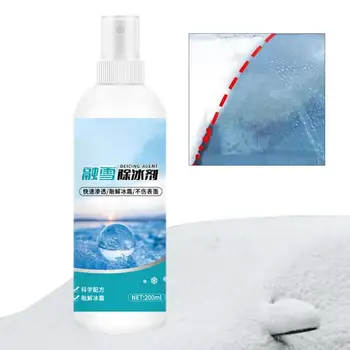 Auto Ice Remover Sprej 200 ml čelného skla Deiver Sprej topení Snehu Agent Silný Sklo Zmraziť Remover Pre čelného skla Zámok
