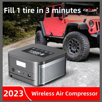 Auto Kompresor Prenosný Kompresor 30 Valcov Blok Rýchle Inflácie Vhodné Pre Vozidlo SUV Digitálny Displej Elektrické Čerpadlo Vzduch