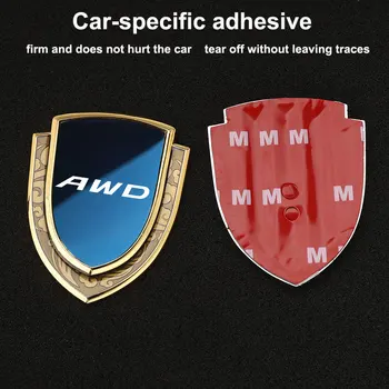 Auto Nálepky Emblémy Strane Štít Auto Styling Logo Odznak Auto Telo Okno Nálepka Pre Volvo AWD auto accesorios