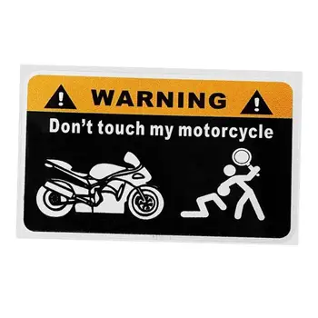 Auto Nálepky Odtlačkový Auto Okno Obtlačky Novinka Don ' t Touch My Motocykel Reflexná na Bicykli Auto, Motorku, Okno