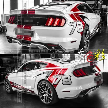 Auto samolepky PRE Ford Mustang telo exteriéru módne športové odtlačkový modifikácia