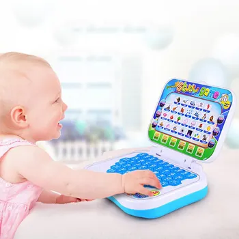Baby Deti učia Stroj Dieťa Notebook Hračka Skoro Interaktívne Stroj Abeceda, Výslovnosť Vzdelávacie Hračky Darček pre Deti Baby