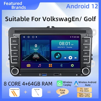 Carplay Rádio Android Pre 12 Amarok Volksagen VW Passat B6 B7 KÓPIA T5 Skoda Octavia2 superb2 Tiguan Seat leon Golf 56 Multimediálne