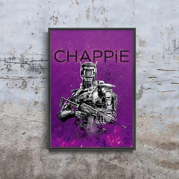 Chappie Klasické Filmové Kryt Plagát Umenie, Nástenné Maľby Dekoratívne Plátno Obrázok Tlače (Bez Rámu)
