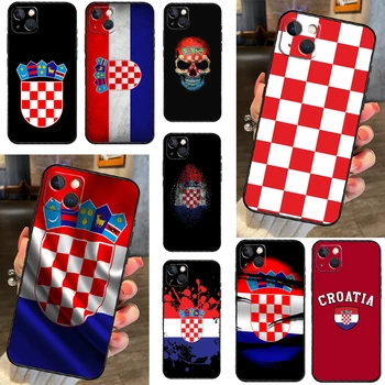 Chorvátska Vlajka puzdro Pre iPhone 13 14 11 12 15 Pro Max X XR XS Max 7 8 Plus SE 2020 2022 14 Plus Zadný Kryt