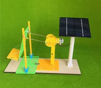DIY solar hojdacia stoličky model zelená ochrana životného prostredia technológie vecička ručne vyrábané hračky popular science malých výrobných