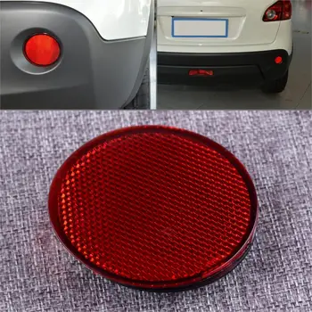 DWCX Červená Pravý Zadný Nárazník Kolo Reflektory Svetla Reflexné Pásky vhodné na Nissan QASHQAI 2007-2010 2011 2012 2013 2014 2015