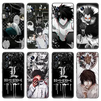 Death Note Anime Telefón puzdro Pre Xiao Mi 10 TON 11i 11T Poznámka 10 11 Lite NE F1 POCO F3 M3 X3 GT NFC M4 X4 Pro 5G Mäkké Čiernym Krytom