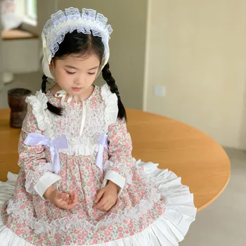 Dievčenské Sukne, Šaty na Jar a na Jeseň Malé detské Oblečenie Kvetinových Detí Princezná Šaty Detské Dievčenské Šaty Zljg
