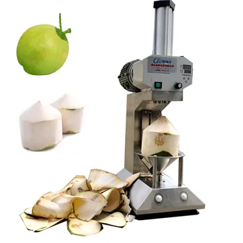 Dobrú spätnú väzbu automatické Kokosové Škrupiny brúska zelený kokosový peeling stroj chipping tip kokosový stroj výrobnú cenu