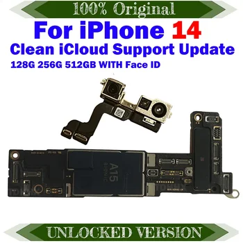 Doprava zadarmo E-SIM karty / SIM Verzia základnej Dosky Pre iPhone 14 Čisté iCloud Hlavné Logic Board Podporu Aktualizácia Doska 512 gb diskom 128 gb kapacitou 256 gb