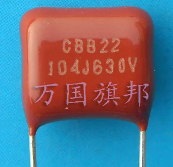 Doručenie Zdarma. CBB22 kovovým polypropylénový film kondenzátor 630 v 104 0.1 0.1 uF uF