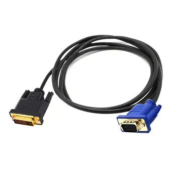 Dual Link DVI-I, DVI Na VGA D-Sub Video Kábel Adaptéra Konvertor