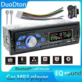 DuoDton autorádio 1 Din Bluetooth Autoradio Stereo 12V MP3 Audio Prehrávač V dash AUX/FM/USB/BT Podporu Nájsť Auto Hlasový Asistent
