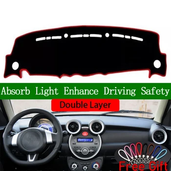 Dvojvrstvové Auto Samolepky Pre lifan 330 330EV 2014 2015 2016 2017 Panel Kryt Auto Doplnky Interiéru Anti-UV Auto Obtlačky