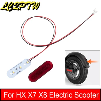 E-Scooter zadné Svetlo Lampy Zadný Blatník LED zadné svetlo Červená Shell Kryt pre HX Elektrický Skúter X7 X8 Noc Safty Upozornenie Lighs
