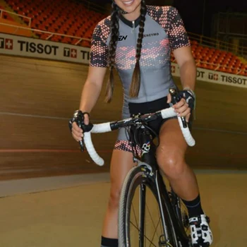 ENCYMO Jeden Kus pančuchové Nohavice Oblečenie, Cyklistické Triatlon Skinsuit Sady Maillot Ropa Ciclismo Gél MTB Bicykel Jersey