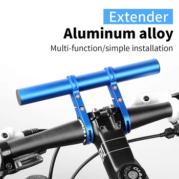 ESLN 10 cm 20 cm Hliníkovej Zliatiny/Uhlíkové Trubky Požičovňa Riadidlá Extender Mount MTB Bike Cyklistické Svetlometu Držiak Držiak na Baterku