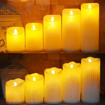 Flameless Blikanie Led Svetlo Sviečky Batérie Tealight Ďakovné Elektronické Sviečky, Lampy, Vianoce, Halloween Svadba Dekor