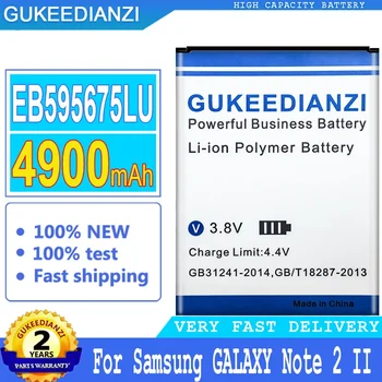 GUKEEDIANZI Batérie, 4900mAh, EB595675LU, Pre Samsung Galaxy Note 2 II N7100, N7105, N7102, T889, L900, N7108D, Note 2, Nástroj