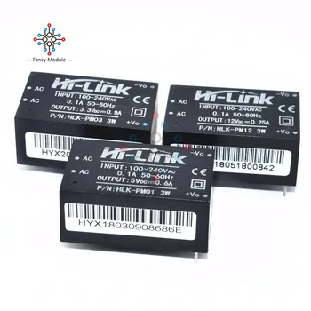 HLK-PM01 HLK-PM03 HLK-PM12 AC-DC 220V 5V/3.3 V/12V Krok Dole Buck Converter Modul Napájania pre Inteligentné Domácnosti