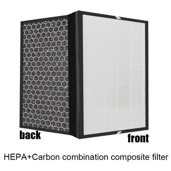 Hepa filter Dezodoračné filte Kompozitné pre Tefal čistička vzduchu PT3030 Aktívny uhlíkový filter 267*357*37mm