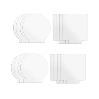 Horúce 2 mm Akryl List Jasné Obsadenie Plexisklo S obojstranným Ochranným Pre LED Svetlo Základne Znaky DIY Displej 12 Ks