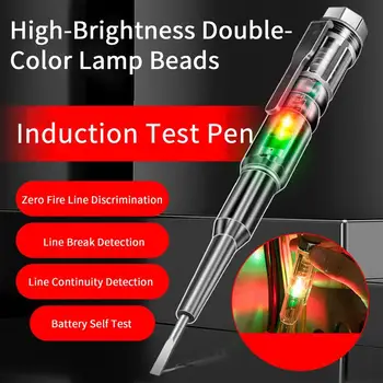Inteligentný Tester Napätia Pen AC Non-kontakt Indukčné Test Ceruzka Voltmeter Napájania Detektora Elektrický Skrutkovač Indikátor #W