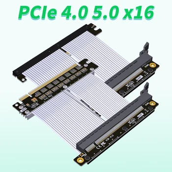 Jednoduché Dvojité Zadnej strane karty PCI Express 4.0 5.0 X16 Grafické Karty Predlžovací Kábel Stúpačky 16x pre A4 Mini ITX Prípade RTX4090 RX6800xt